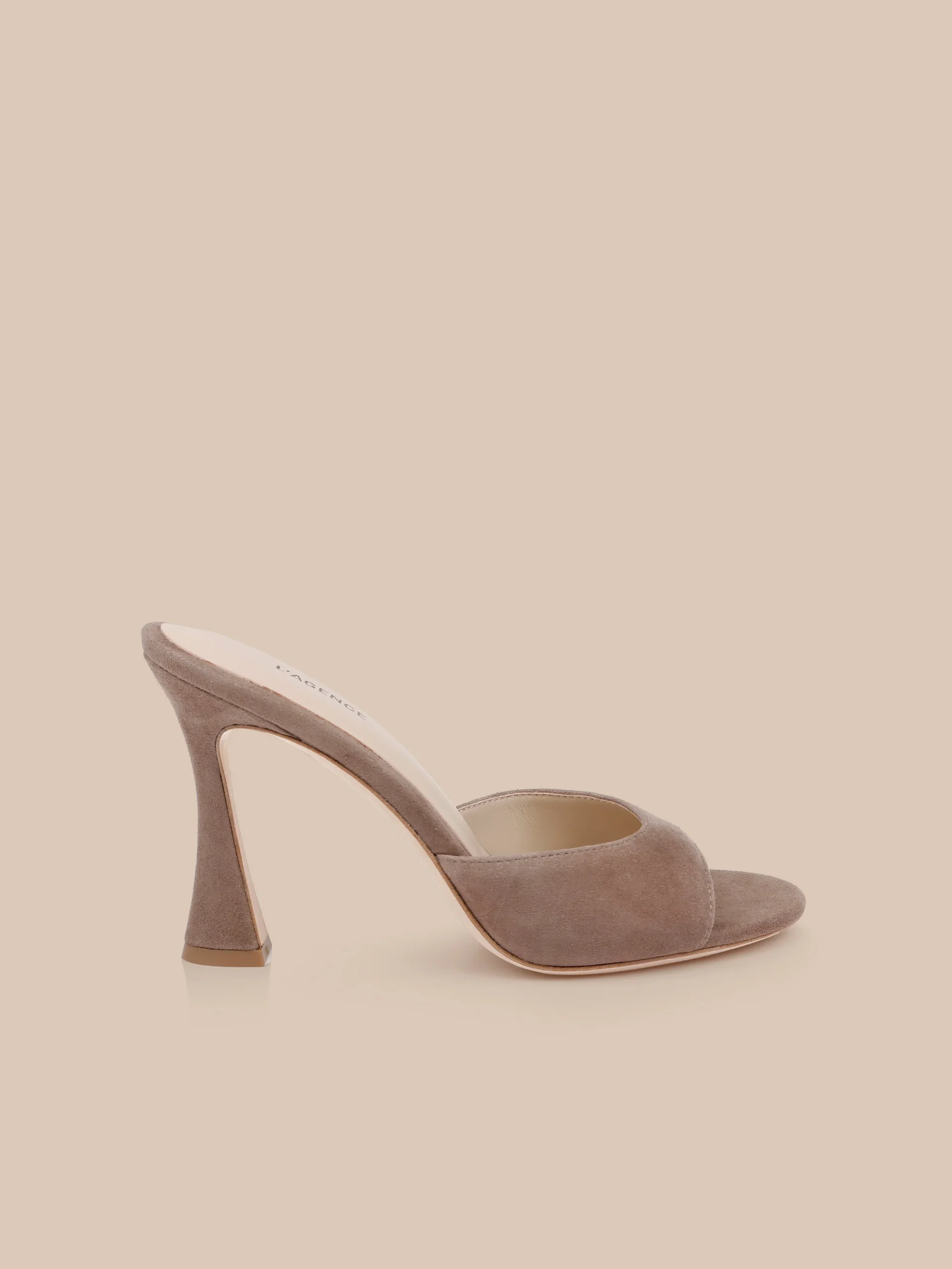 Avery Suede Open-Toe Mule