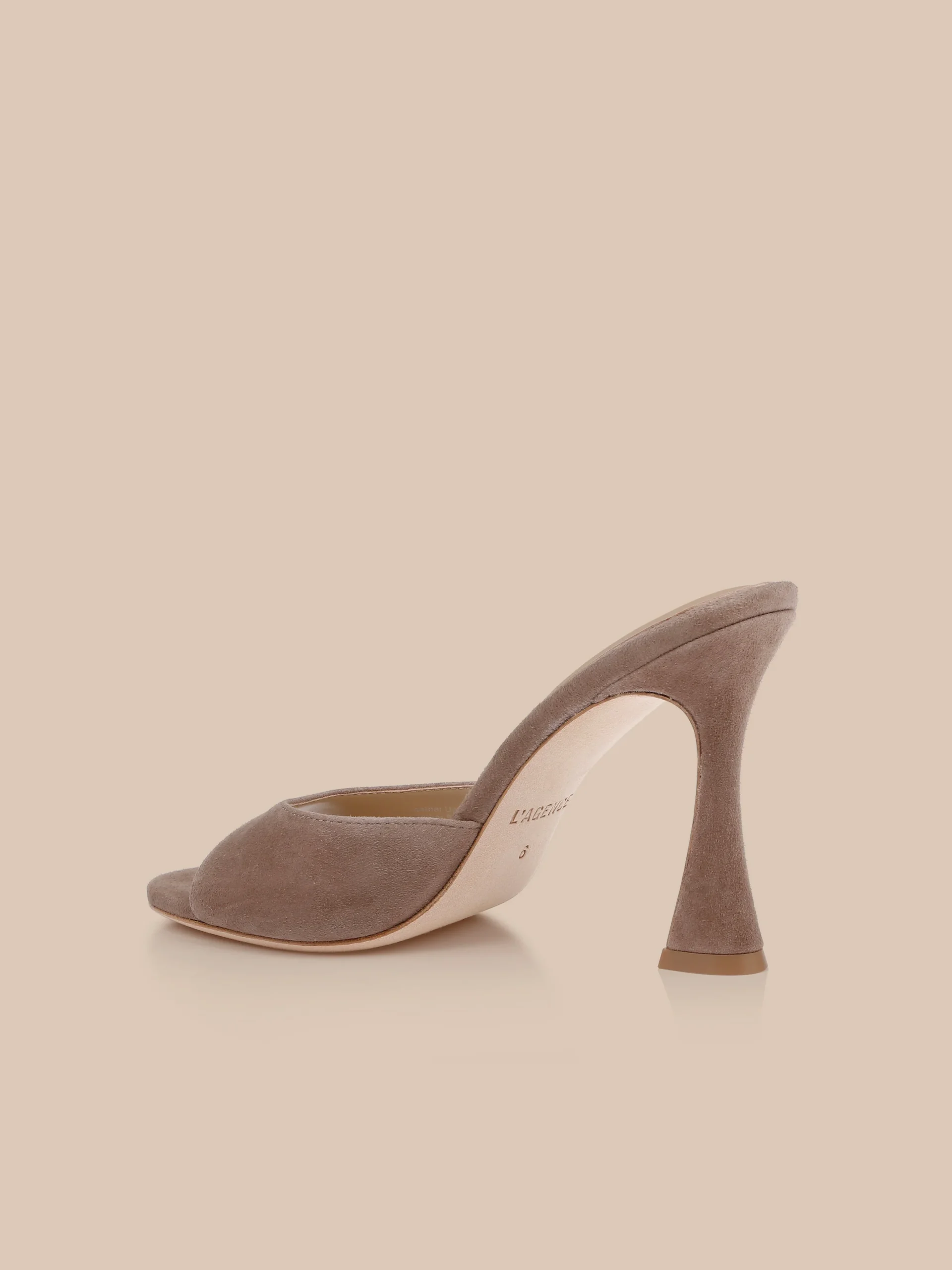 Avery Suede Open-Toe Mule