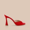 Avery Suede Open-Toe Mule