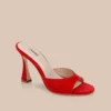 Avery Suede Open-Toe Mule