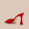 Avery Suede Open-Toe Mule