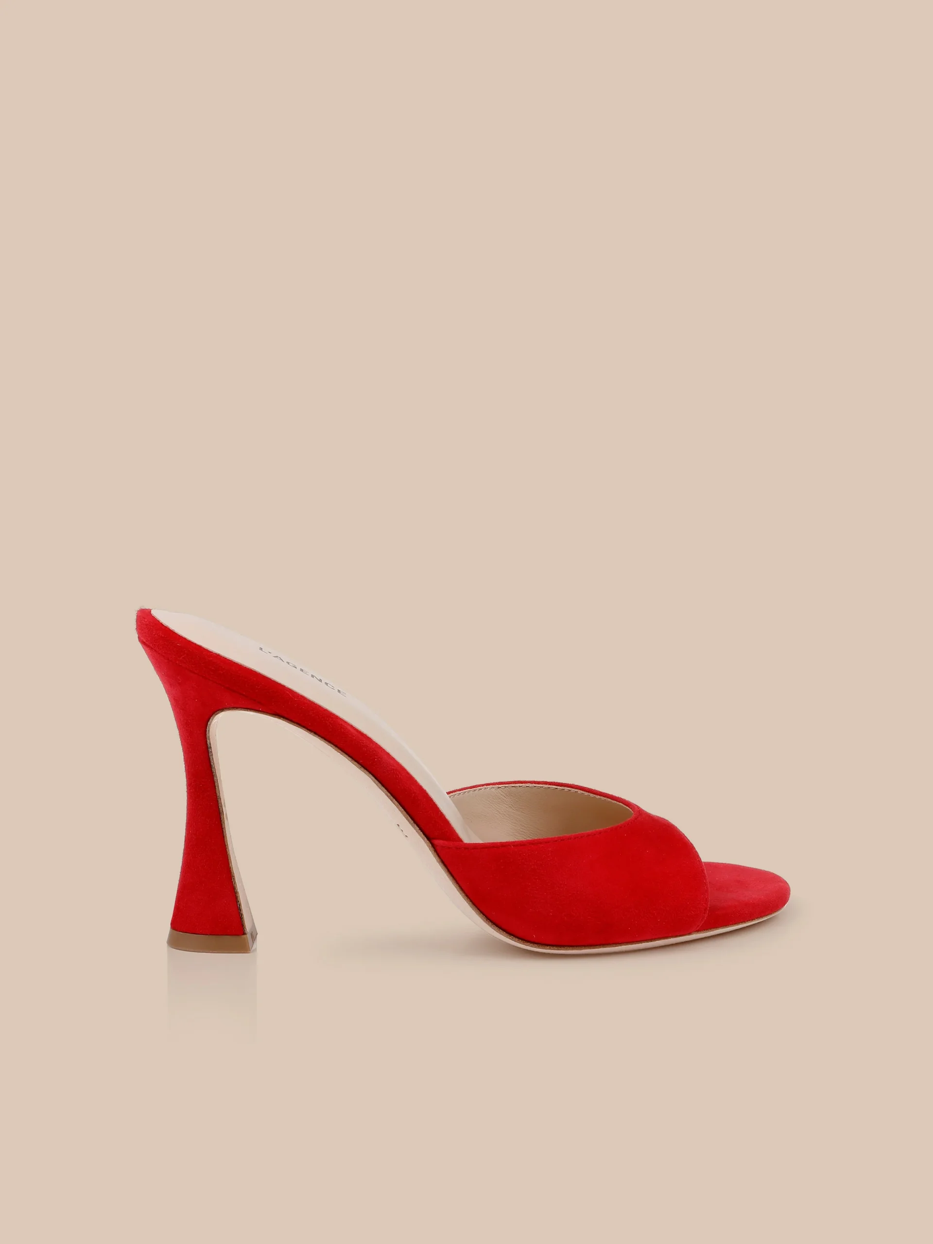 Avery Suede Open-Toe Mule
