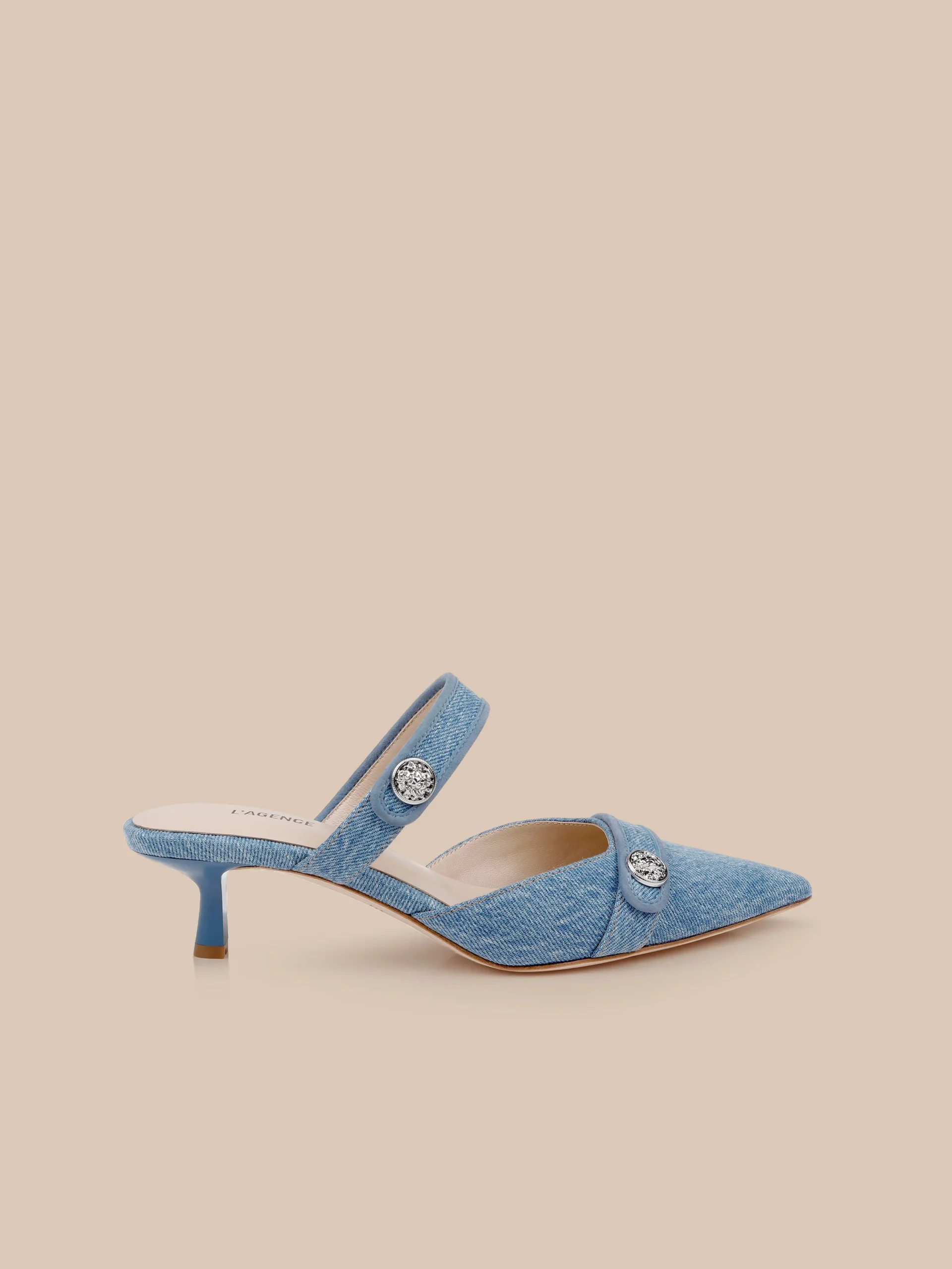 Gilliane Denim Mule