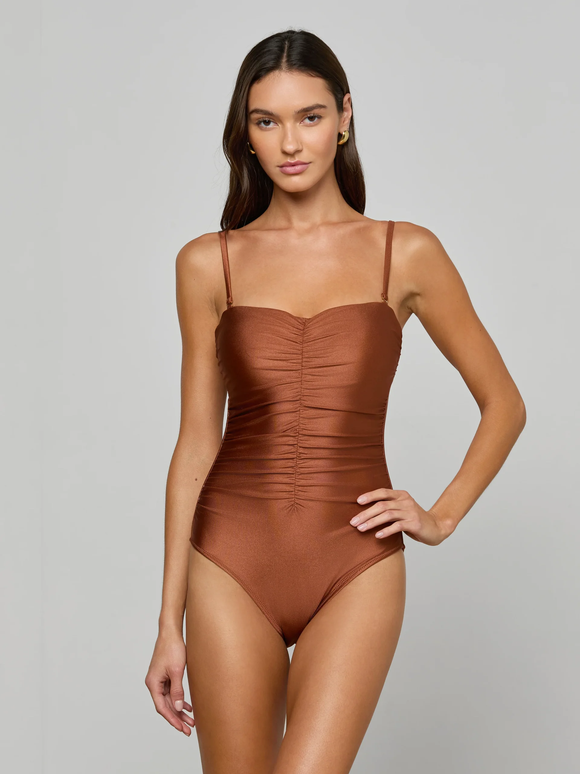 9253-aubrey-ruched-one-piece-swimsuit-1.webp Aubrey Ruched One-Piece Swimsuit