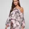 Asami Chain One-Shoulder Blouse