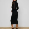 Adriana Ruched Midi Dress