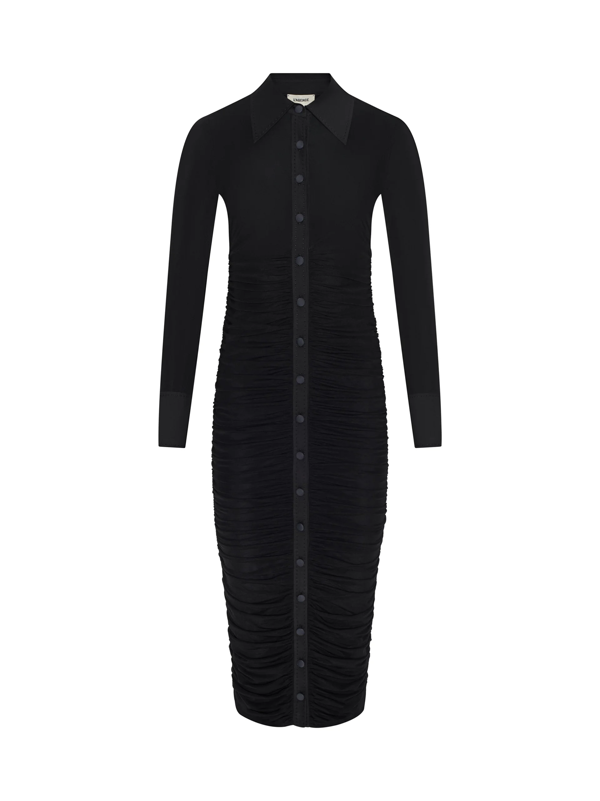 Adriana Ruched Midi Dress