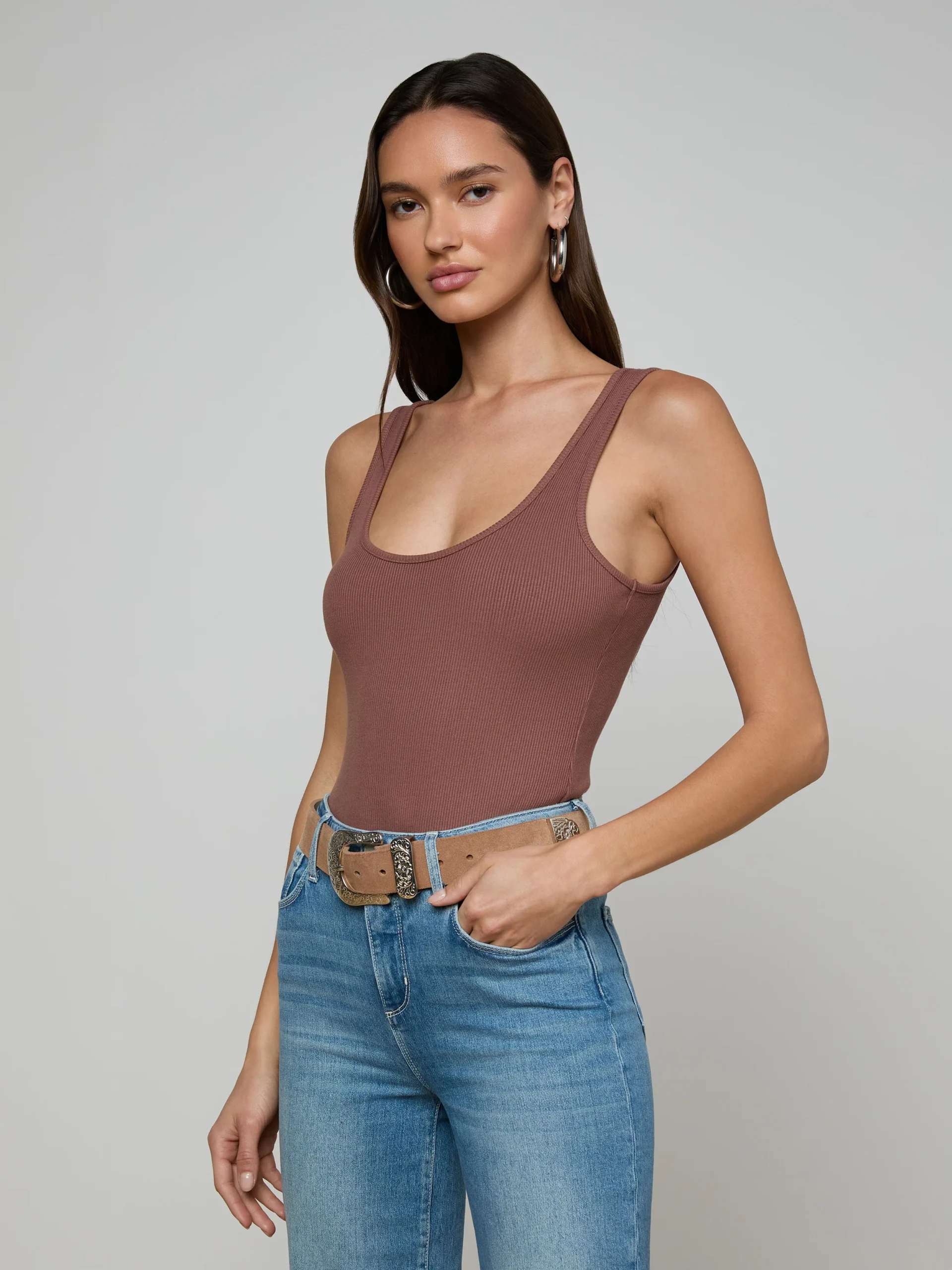 Nica Scoopneck Bodysuit