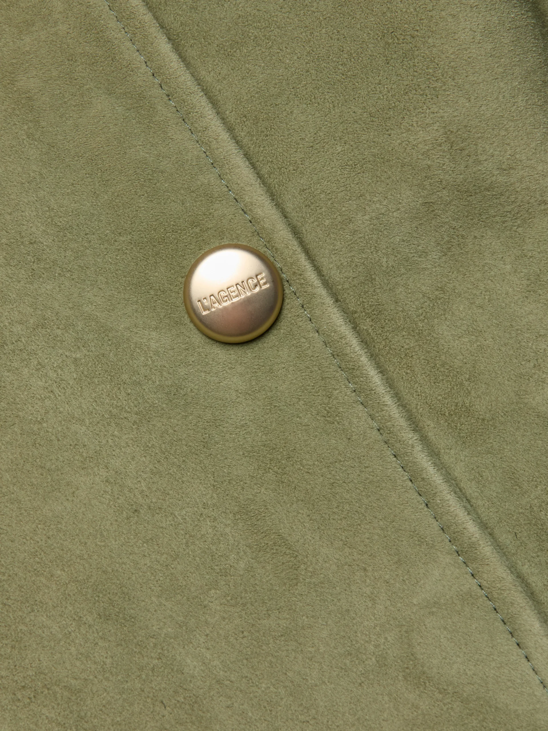 Celina Suede Trench Coat