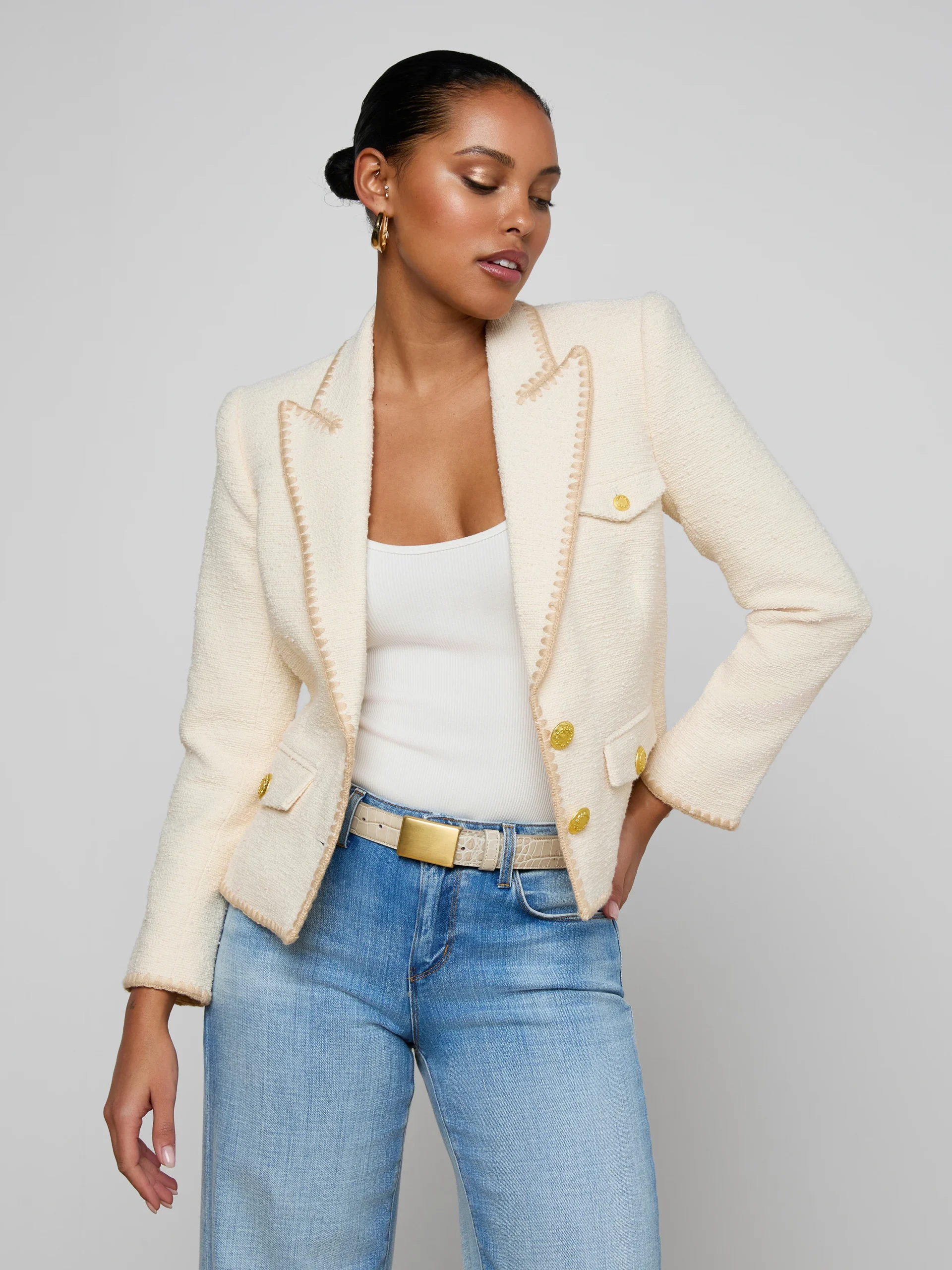 Wylla Tweed Blazer