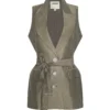 Harper Linen-Blend Vest